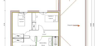 Terrain et maison à Juliénas en Rhône (69) de 107 m² à vendre au prix de 364000€ - 2