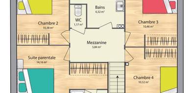 Terrain et maison à Milly-la-Forêt en Essonne (91) de 124 m² à vendre au prix de 375000€ - 4