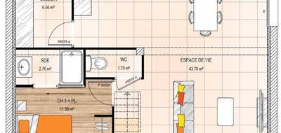 Terrain et maison à Verrières-en-Anjou en Maine-et-Loire (49) de 130 m² à vendre au prix de 311400€ - 4