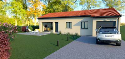 Terrain et maison à Saint-Didier-sur-Chalaronne en Ain (01) de 97 m² à vendre au prix de 264500€ - 1