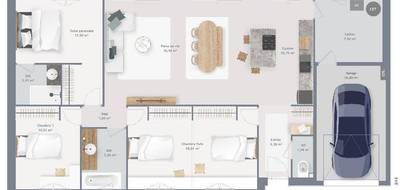 Terrain et maison à Jeugny en Aube (10) de 110 m² à vendre au prix de 223100€ - 4