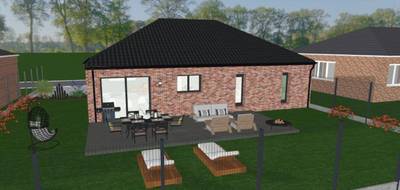 Terrain et maison à Lauwin-Planque en Nord (59) de 93 m² à vendre au prix de 215448€ - 2