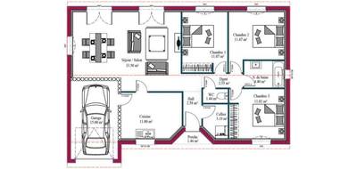 Terrain et maison à Madirac en Gironde (33) de 92 m² à vendre au prix de 328263€ - 2