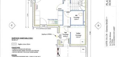 Terrain et maison à Loyettes en Ain (01) de 102 m² à vendre au prix de 261600€ - 3