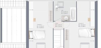 Terrain et maison à Vernon en Eure (27) de 85 m² à vendre au prix de 215500€ - 4