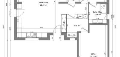 Terrain et maison à Savonnières en Indre-et-Loire (37) de 120 m² à vendre au prix de 378000€ - 3