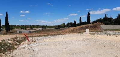 Terrain à Poulx en Gard (30) de 310 m² à vendre au prix de 99000€ - 1