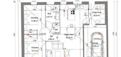 Terrain et maison à Bohas-Meyriat-Rignat en Ain (01) de 75 m² à vendre au prix de 215500€ - 4