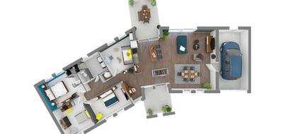Terrain et maison à Villaines-sous-Lucé en Sarthe (72) de 112 m² à vendre au prix de 215298€ - 4
