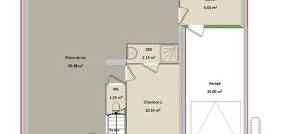 Terrain et maison à Briis-sous-Forges en Essonne (91) de 117 m² à vendre au prix de 411844€ - 4