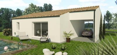 Terrain et maison à Cherves-Richemont en Charente (16) de 70 m² à vendre au prix de 165890€ - 1