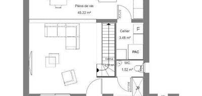 Terrain et maison à Langeais en Indre-et-Loire (37) de 114 m² à vendre au prix de 286900€ - 4