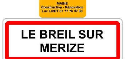 Terrain et maison à Le Breil-sur-Mérize en Sarthe (72) de 74 m² à vendre au prix de 219000€ - 4