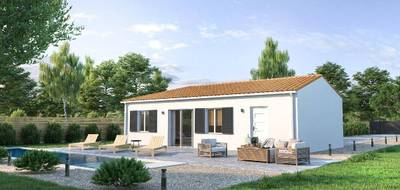 Terrain et maison à Saint-Palais-sur-Mer en Charente-Maritime (17) de 75 m² à vendre au prix de 372299€ - 2