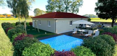 Terrain et maison à Gillonnay en Isère (38) de 90 m² à vendre au prix de 236329€ - 1