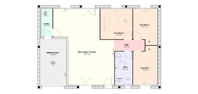 Terrain et maison à Souvigné en Indre-et-Loire (37) de 84 m² à vendre au prix de 204900€ - 3