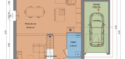 Terrain et maison à Bloye en Haute-Savoie (74) de 113 m² à vendre au prix de 373110€ - 4