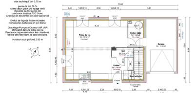 Terrain et maison à Saint-Genix-les-Villages en Savoie (73) de 82 m² à vendre au prix de 226321€ - 2