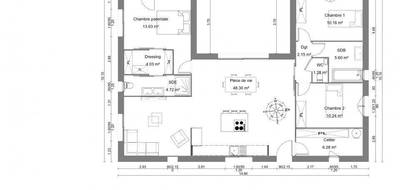 Terrain et maison à Richerenches en Vaucluse (84) de 104 m² à vendre au prix de 300000€ - 4