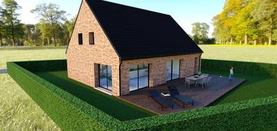 Terrain et maison à Saint-Waast en Nord (59) de 130 m² à vendre au prix de 263000€ - 4