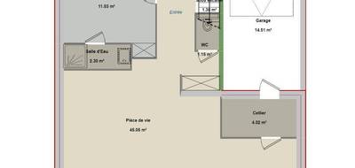 Terrain et maison à Gif-sur-Yvette en Essonne (91) de 118 m² à vendre au prix de 580612€ - 4