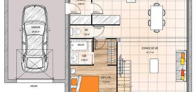 Terrain et maison à Rives-du-Loir-en-Anjou en Maine-et-Loire (49) de 105 m² à vendre au prix de 298000€ - 4