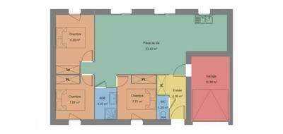 Terrain et maison à Vertou en Loire-Atlantique (44) de 66 m² à vendre au prix de 290000€ - 4