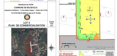 Terrain à Beuzeville en Eure (27) de 605 m² à vendre au prix de 62100€ - 1