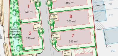 Terrain à Monteux en Vaucluse (84) de 280 m² à vendre au prix de 103400€ - 2