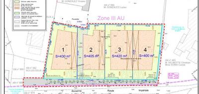 Terrain à Paulhan en Hérault (34) de 405 m² à vendre au prix de 114900€ - 3