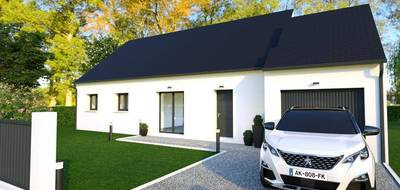 Terrain et maison à Ambillou en Indre-et-Loire (37) de 90 m² à vendre au prix de 278000€ - 1