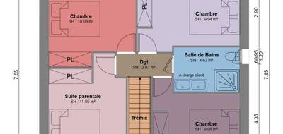 Terrain et maison à Hauteville-sur-Fier en Haute-Savoie (74) de 101 m² à vendre au prix de 353500€ - 3