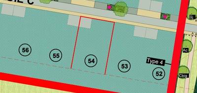 Terrain à Courville-sur-Eure en Eure-et-Loir (28) de 532 m² à vendre au prix de 58454€ - 4