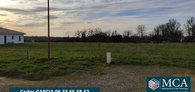 Terrain à Montgaillard en Landes (40) de 965 m² à vendre au prix de 38600€ - 1