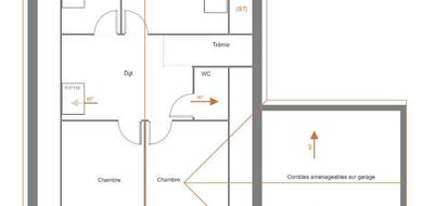 Terrain et maison à Azay-le-Rideau en Indre-et-Loire (37) de 85 m² à vendre au prix de 301300€ - 4