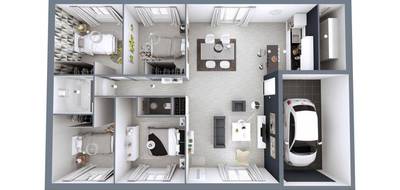 Terrain et maison à Saubrigues en Landes (40) de 90 m² à vendre au prix de 320000€ - 3