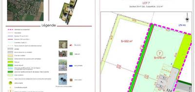 Terrain à Nuaillé-d'Aunis en Charente-Maritime (17) de 1018 m² à vendre au prix de 105000€ - 2