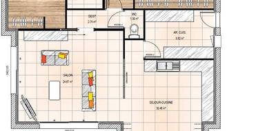 Terrain et maison à Loire-Authion en Maine-et-Loire (49) de 109 m² à vendre au prix de 276500€ - 4