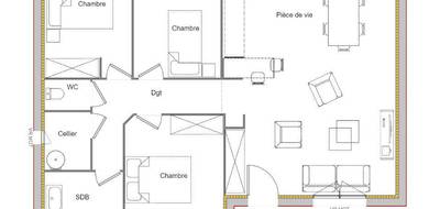 Terrain et maison à Auchel en Pas-de-Calais (62) de 83 m² à vendre au prix de 200000€ - 3