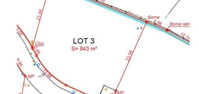 Terrain à Manosque en Alpes-de-Haute-Provence (04) de 843 m² à vendre au prix de 182700€ - 2