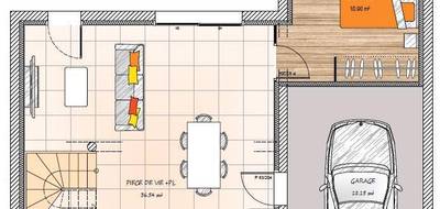 Terrain et maison à Tiercé en Maine-et-Loire (49) de 90 m² à vendre au prix de 253000€ - 4