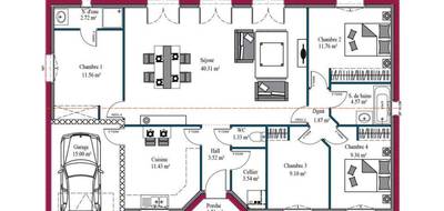 Terrain et maison à Saint-Jean-de-Liversay en Charente-Maritime (17) de 111 m² à vendre au prix de 234909€ - 4