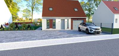 Terrain et maison à Hénin-Beaumont en Pas-de-Calais (62) de 92 m² à vendre au prix de 222559€ - 1