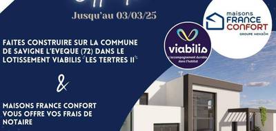 Terrain à Savigné-l'Évêque en Sarthe (72) de 288 m² à vendre au prix de 37000€ - 3