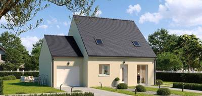 Terrain et maison à Les Châtelliers-Notre-Dame en Eure-et-Loir (28) de 90 m² à vendre au prix de 212231€ - 1