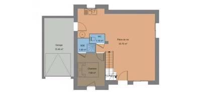 Terrain et maison à Miniac-Morvan en Ille-et-Vilaine (35) de 90 m² à vendre au prix de 224872€ - 4