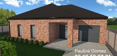 Terrain et maison à Saint-Aubert en Nord (59) de 105 m² à vendre au prix de 258000€ - 1