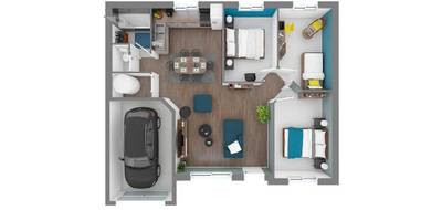 Terrain et maison à Gatey en Jura (39) de 75 m² à vendre au prix de 149000€ - 4