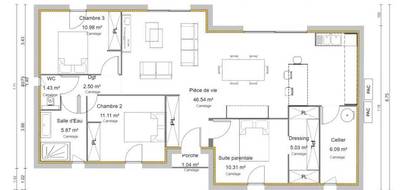 Terrain et maison à Nohant-en-Goût en Cher (18) de 100 m² à vendre au prix de 197230€ - 4