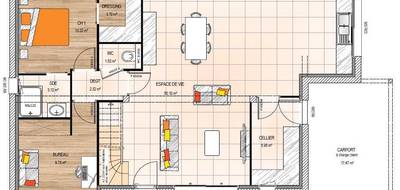 Terrain et maison à Jarzé Villages en Maine-et-Loire (49) de 135 m² à vendre au prix de 276500€ - 4